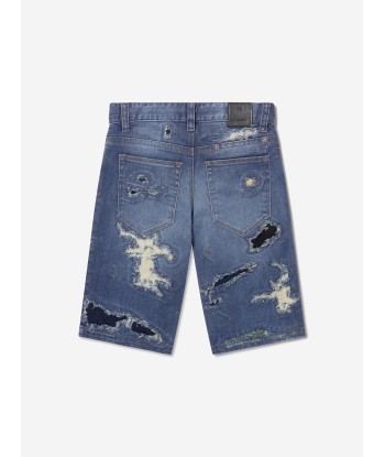 Givenchy Boys Distressed Denim Shorts prix