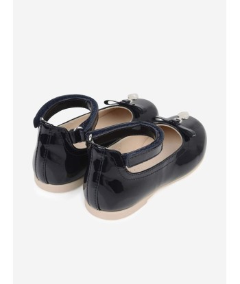 Emporio Armani Girls Patent Ankle Strap Shoes Jusqu'à 80% De Réduction