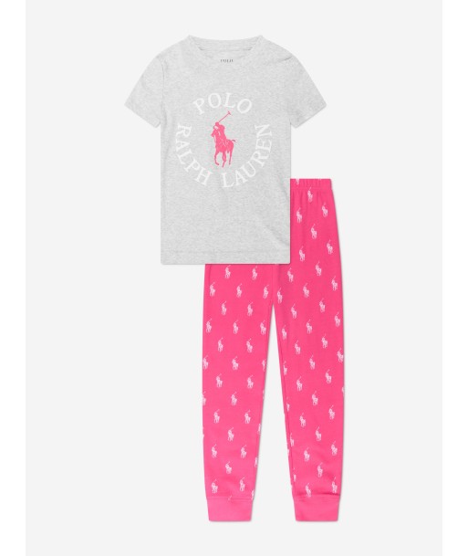 Ralph Lauren Girls Logo Pyjama Set in Pink l'évolution des habitudes 