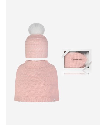 Emporio Armani Baby Girls Wool Hat & Cape Set de technologie