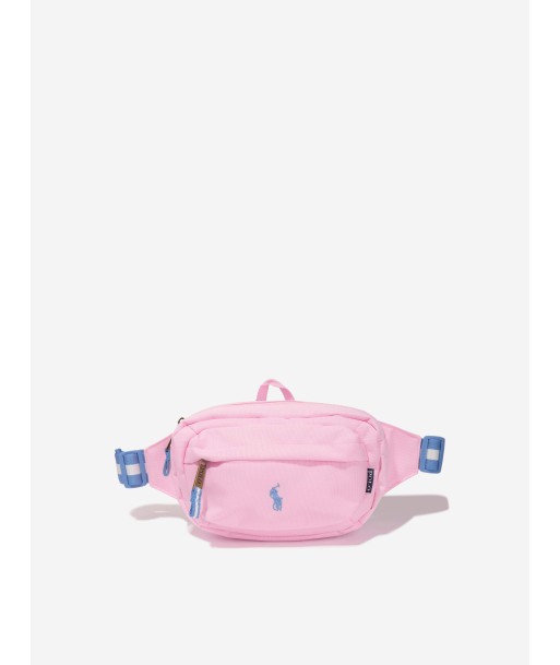 Ralph Lauren Girls Logo Crossbody Bag in Pink en ligne des produits 