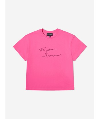 Emporio Armani Girls Cotton Jersey Logo T-Shirt Comment ça marche