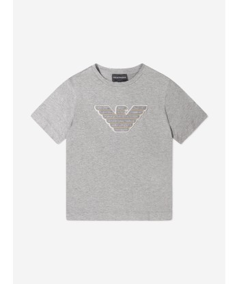 Emporio Armani Boys Cotton Jersey Logo T-Shirt store