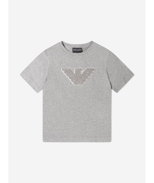 Emporio Armani Boys Cotton Jersey Logo T-Shirt store