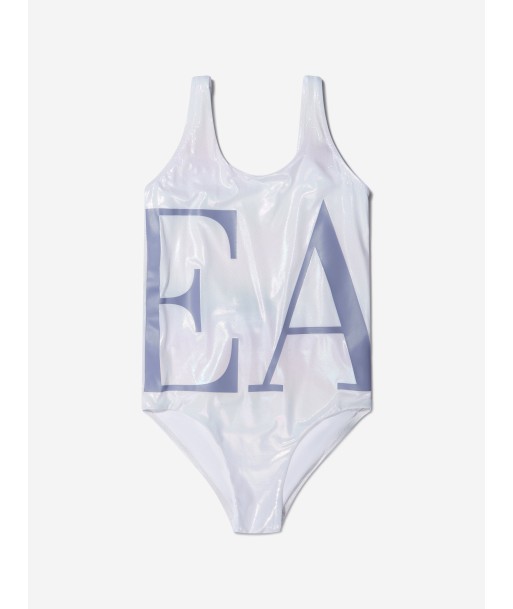 Emporio Armani Girls Logo Print Swimsuit Amélioration de cerveau avec