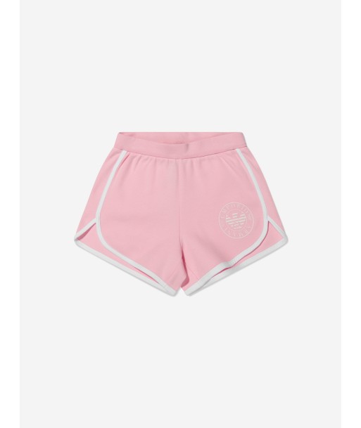 Emporio Armani Girls Cotton Logo Print Shorts 50-70% off 