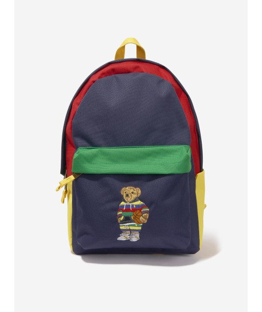 Ralph Lauren Boys Polo Bear Backpack in Navy la livraison gratuite