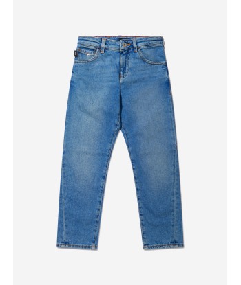 Emporio Armani Boys Cotton Denim Branded Jeans à prix réduit toute l'année