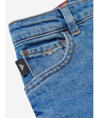 Emporio Armani Boys Cotton Denim Branded Jeans à prix réduit toute l'année