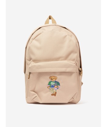 Ralph Lauren Boys Polo Bear Backpack in Beige sur le site 