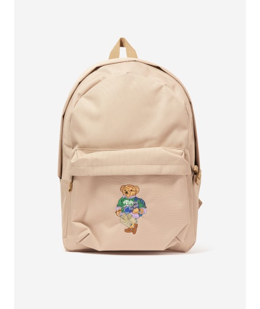 Ralph Lauren Boys Polo Bear Backpack in Beige sur le site 