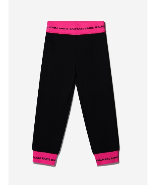 Balmain Girls Cotton Branded Joggers prix