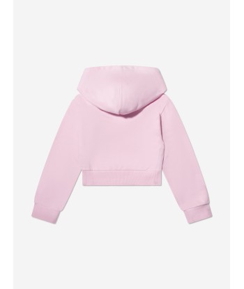 Balmain Girls Cotton Cropped Hoodie outlet