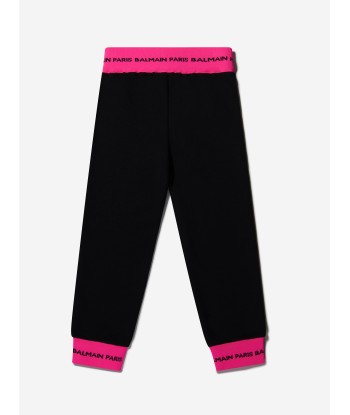 Balmain Girls Cotton Branded Joggers prix