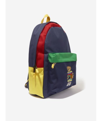 Ralph Lauren Boys Polo Bear Backpack in Navy la livraison gratuite