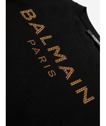 Balmain Girls Cotton Branded T-Shirt vente chaude votre 