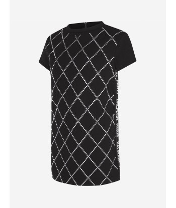 Balmain Girls Diamante Dress brillant des détails fins