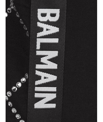 Balmain Girls Diamante Dress brillant des détails fins