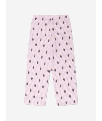 Ralph Lauren Girls Button Up Bears Pyjama Set in Pink Amélioration de cerveau avec