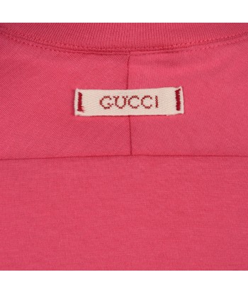 Gucci Girls Cotton Feline Print T-Shirt les ctes