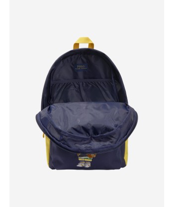 Ralph Lauren Boys Polo Bear Backpack in Navy la livraison gratuite