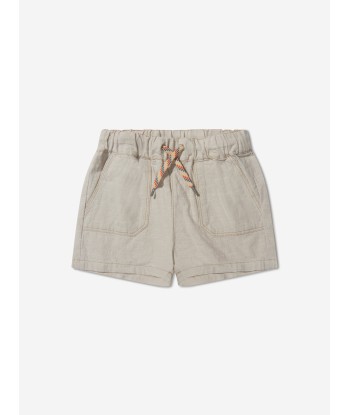 Bonpoint Boys Cotton Chambray Shorts destockage