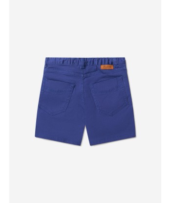 Bonpoint Boys Cotton Denim Bermuda Shorts soldes