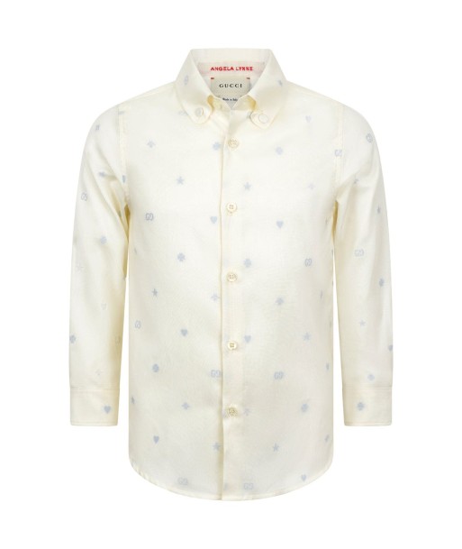 Gucci Boys Cotton Oxford Shirt pas cher