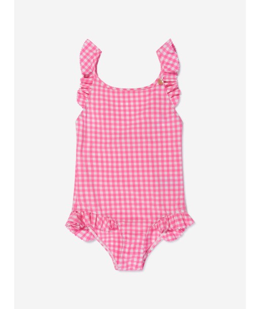 Bonpoint Girls Gingham Ruffle Swimsuit vente chaude votre 