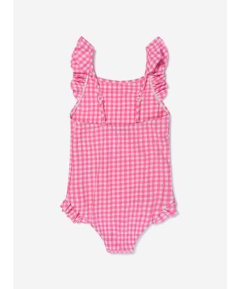 Bonpoint Girls Gingham Ruffle Swimsuit vente chaude votre 