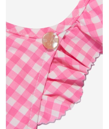 Bonpoint Girls Gingham Ruffle Swimsuit vente chaude votre 