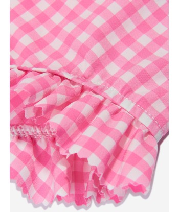 Bonpoint Girls Gingham Ruffle Swimsuit vente chaude votre 