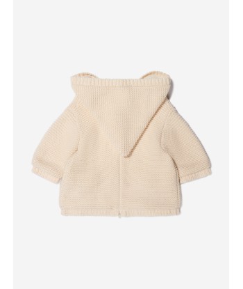 Bonpoint Baby Unisex Wool And Cotton Knitted Hoodie Profitez des Offres !