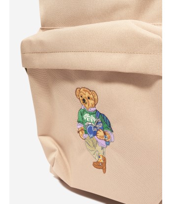 Ralph Lauren Boys Polo Bear Backpack in Beige sur le site 