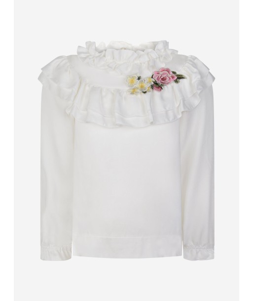 Monnalisa Ruffle Bouquet Blouse livraison et retour toujours gratuits