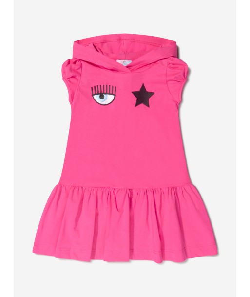 Chiara Ferragni Girls Cotton Eyestar Jersey Hooded Dress votre