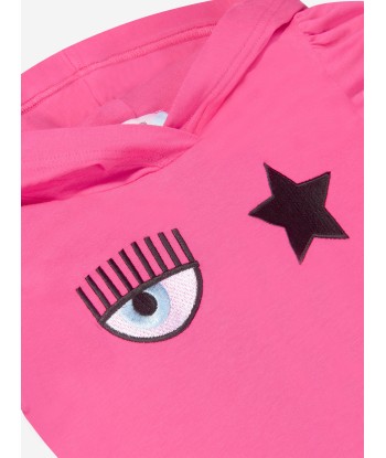 Chiara Ferragni Girls Cotton Eyestar Jersey Hooded Dress votre