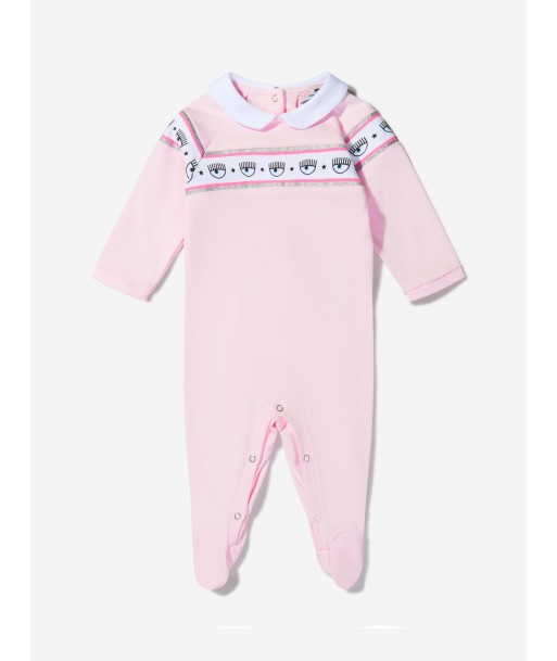 Chiara Ferragni Baby Girls Cotton Logo Babygrow s'inspire de l'anatomie humaine