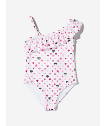 Chiara Ferragni Girls Multi Print Swimsuit prix