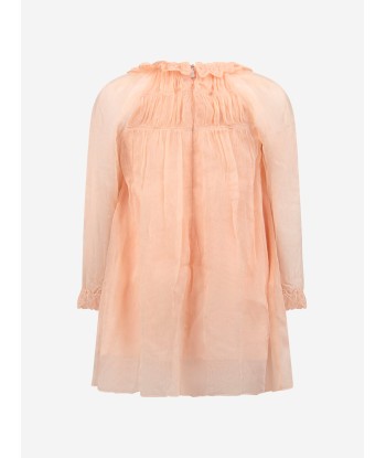 Chloe Girls Light Pink Silk Dress la livraison gratuite