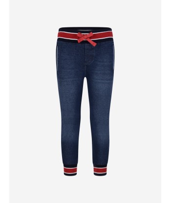 Dolce & Gabbana Boys Navy Cotton Joggers de technologie