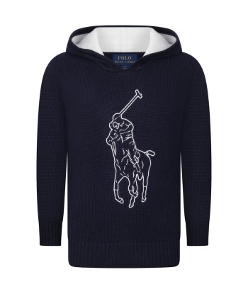 Ralph Lauren Boys Sweater - Cotton Knit Hooded Sweater le concept de la Pate a emporter 