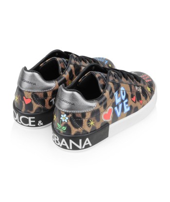 Dolce & Gabbana Leather Trainers en linge