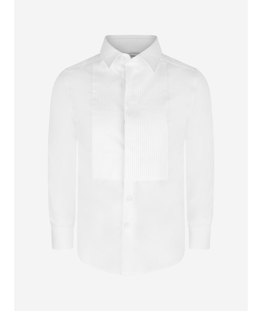 Dolce & Gabbana Boys Shirt- Cotton Tuxedo Shirt en ligne des produits 