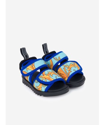 Versace Boys Neoprene Baroque Sandals des créatures d'habitude