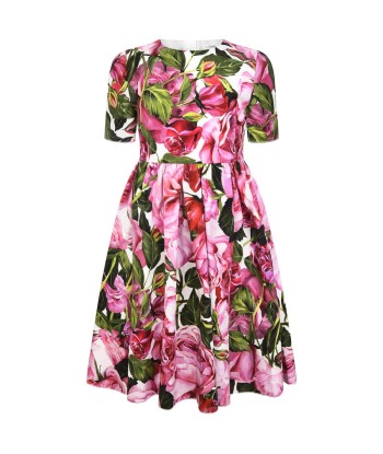 Dolce & Gabbana Girls Rose Cotton Dress Le MVP de beaucoup