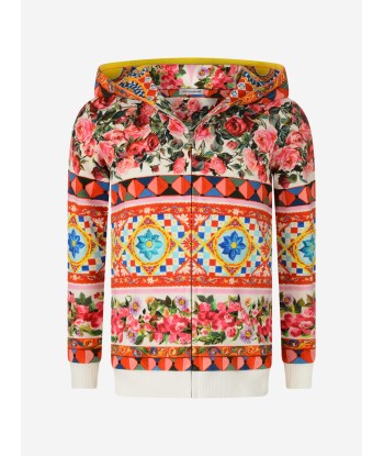 Dolce & Gabbana Girls Carretto Con Rose Zip Up Top le concept de la Pate a emporter 