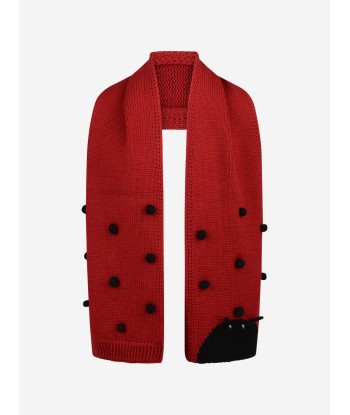 Dolce & Gabbana Girls Wool Ladybug Scarf Venez acheter