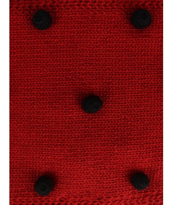 Dolce & Gabbana Girls Wool Ladybug Scarf Venez acheter