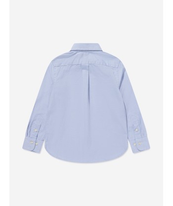 Ralph Lauren Boys Slim Fit Oxford Shirt in Blue Comparez plus de prix